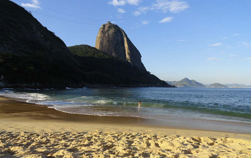 Praia Vermelha no Rio de Janeiro