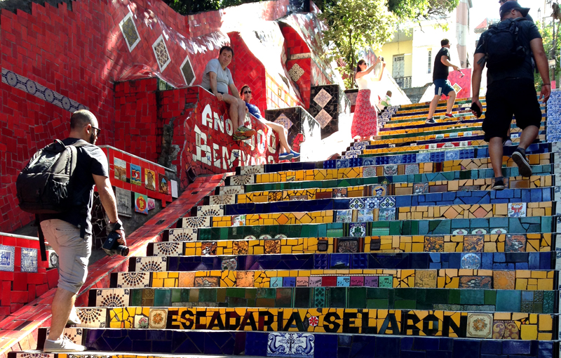 Escadaria Selarón na capital fluminense
